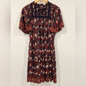 Sea Floral Print Navy Dress size 4